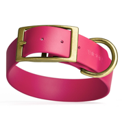 Biothane Waterproof Collar Pink Wide