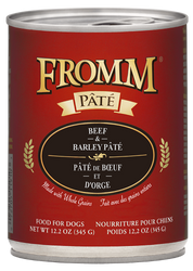 Fromm Canned Dog Food Beef & Barley 12oz