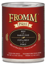 Fromm Canned Dog Food Beef & Barley 12oz