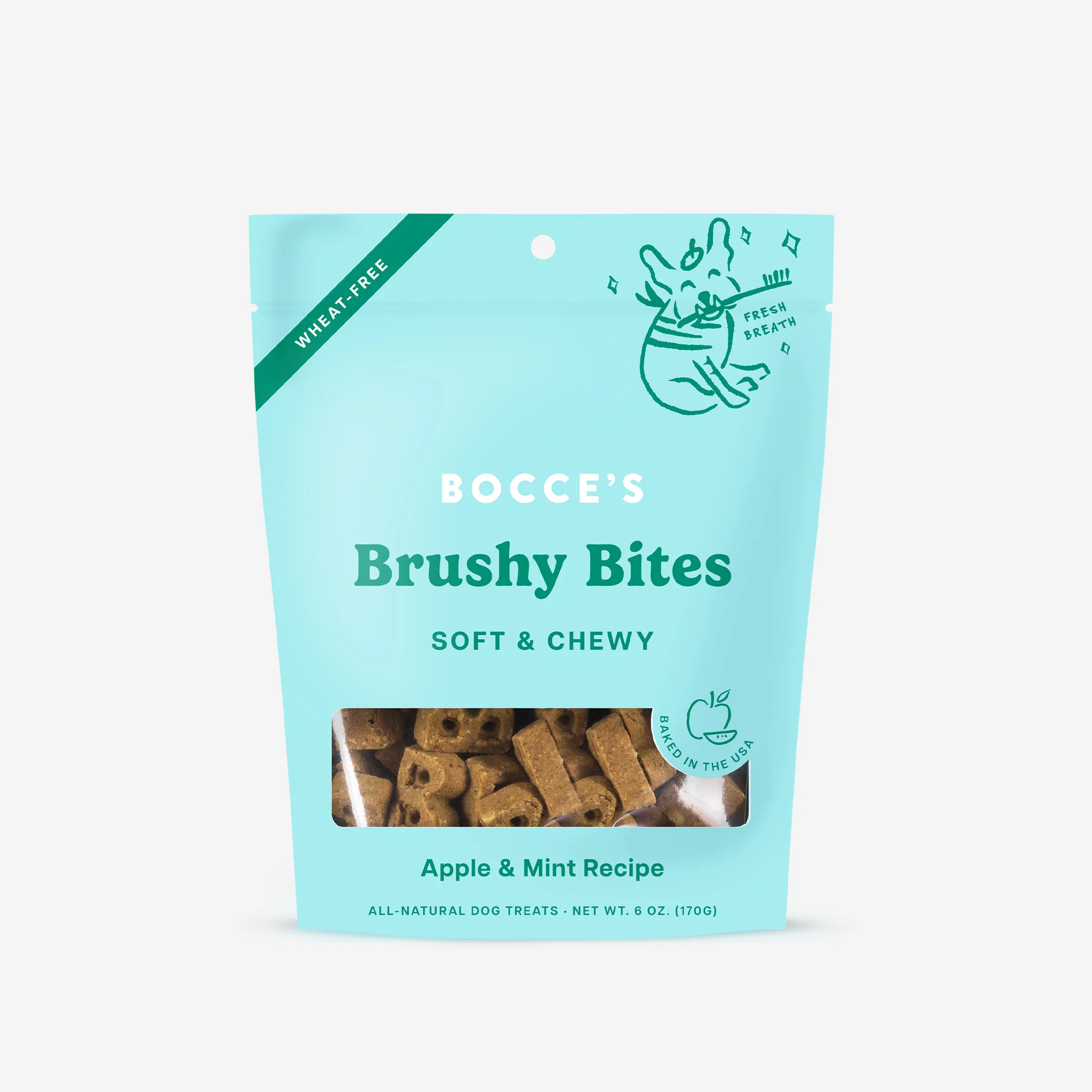 Bocce's Bakery Dailies Brushy Bites 6oz