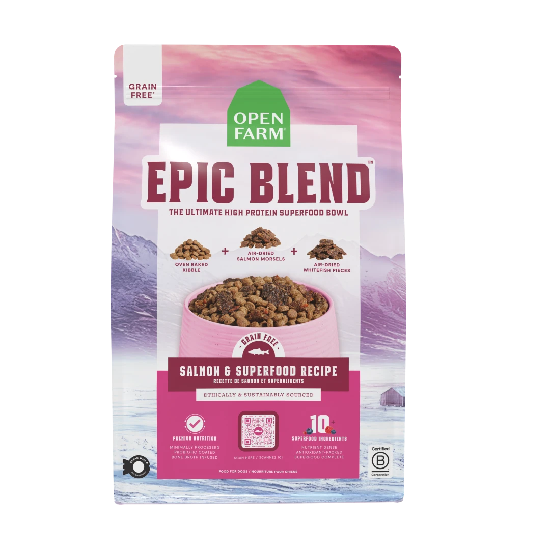 Open Farm Epic Blend Grain Free Salmon & Superfood Dry Dog Food