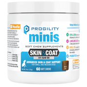 Nootie Progility Minis Skin & Coat Supplement Soft Chews 60 Count