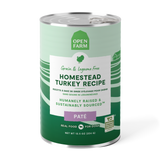 Open Farm Canned Homestead Turkey Recipe Pate 12.5oz