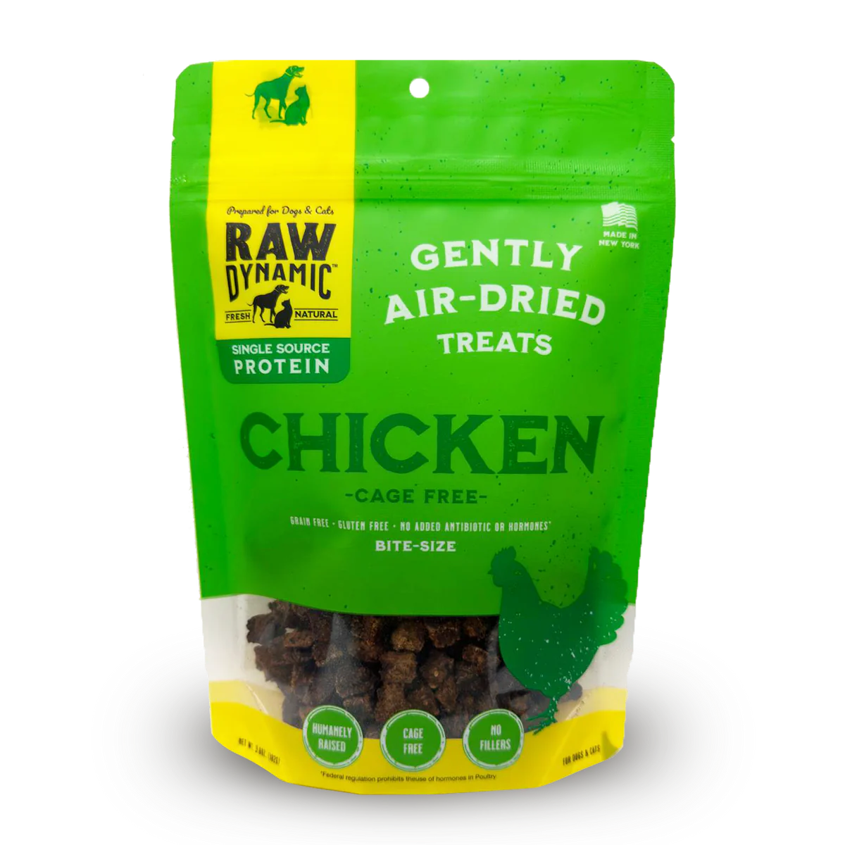 Raw Dynamic Air Dried Chicken Treats 3.6oz
