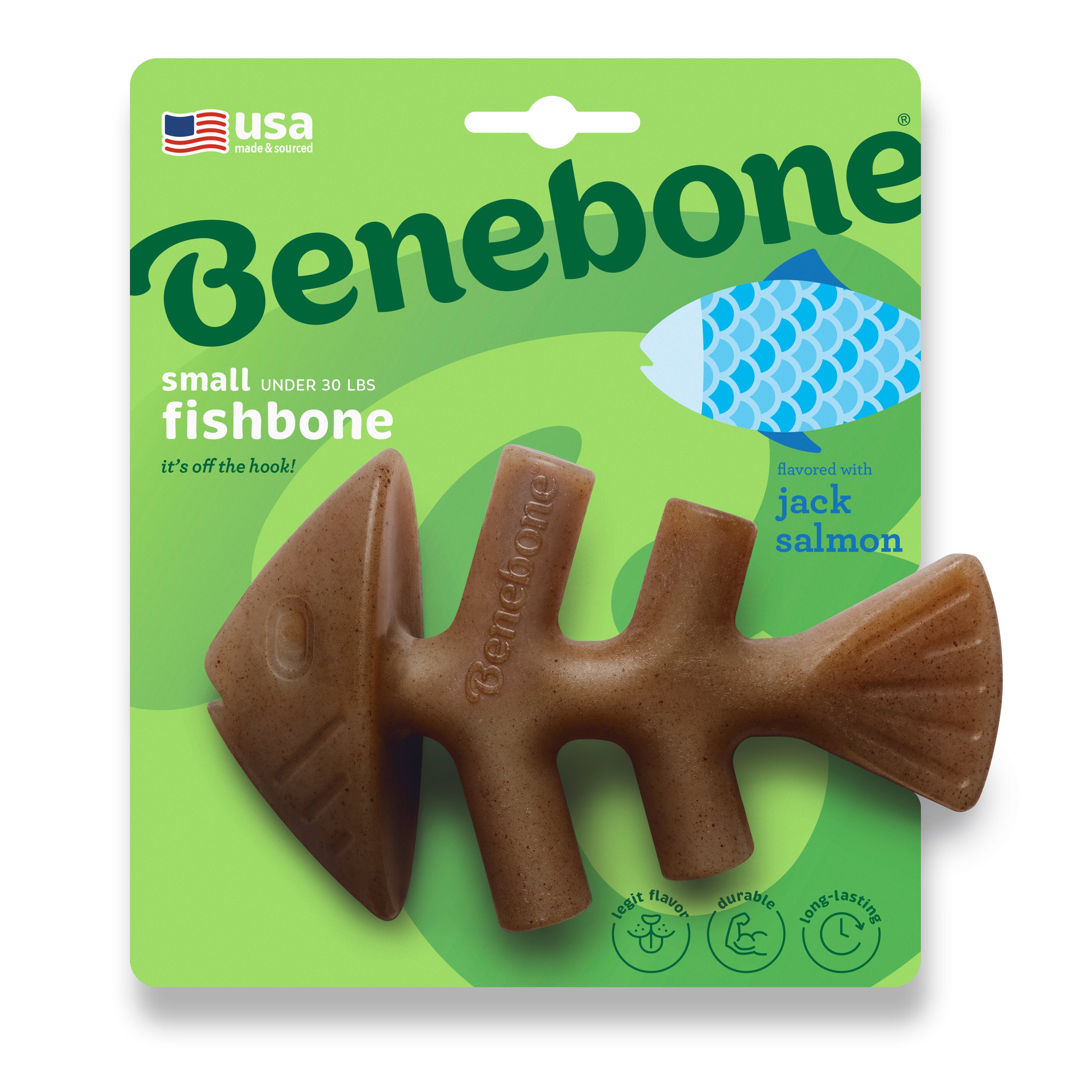 Benebone Dog Chew Fishbone Salmon