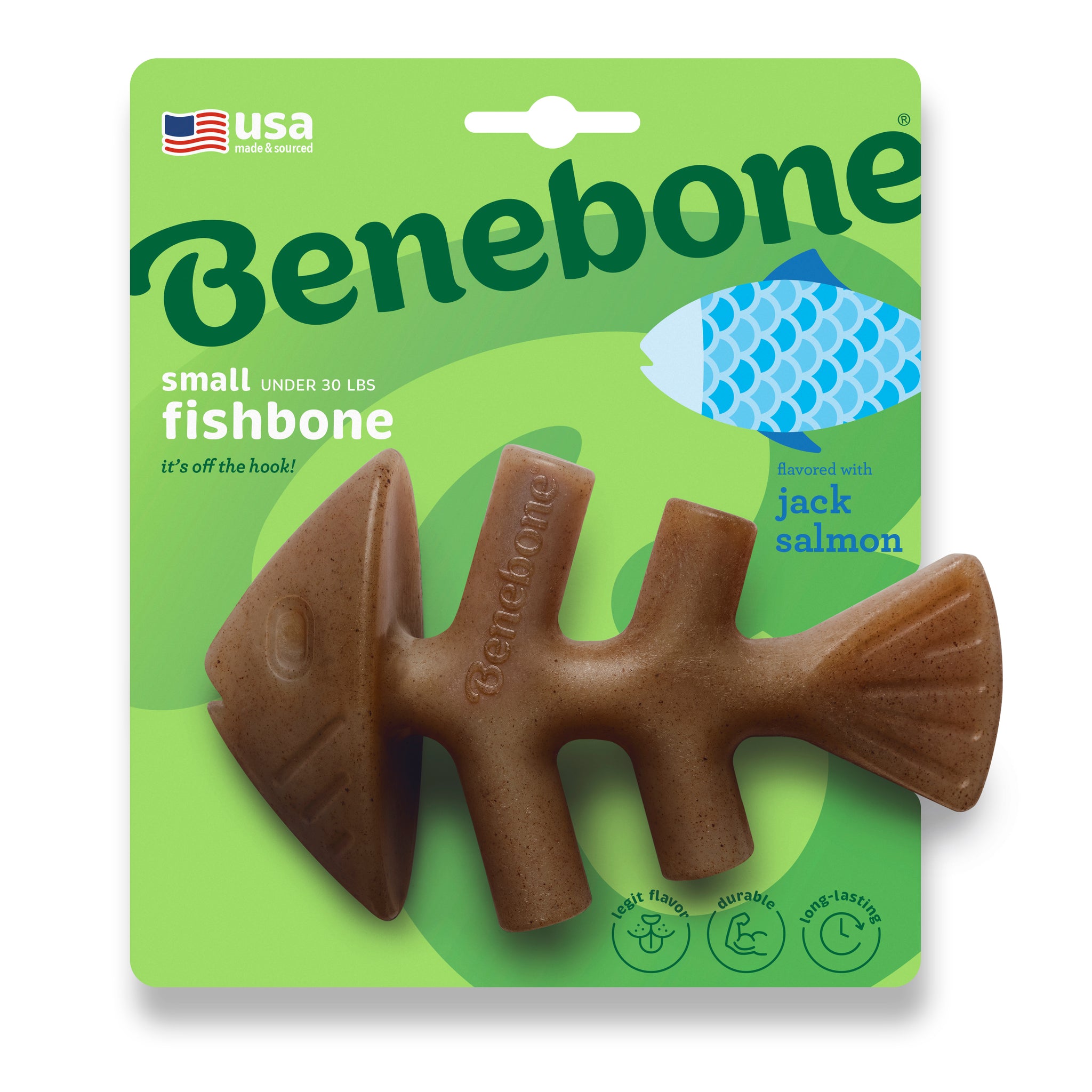 Benebone Dog Chew Fishbone Salmon