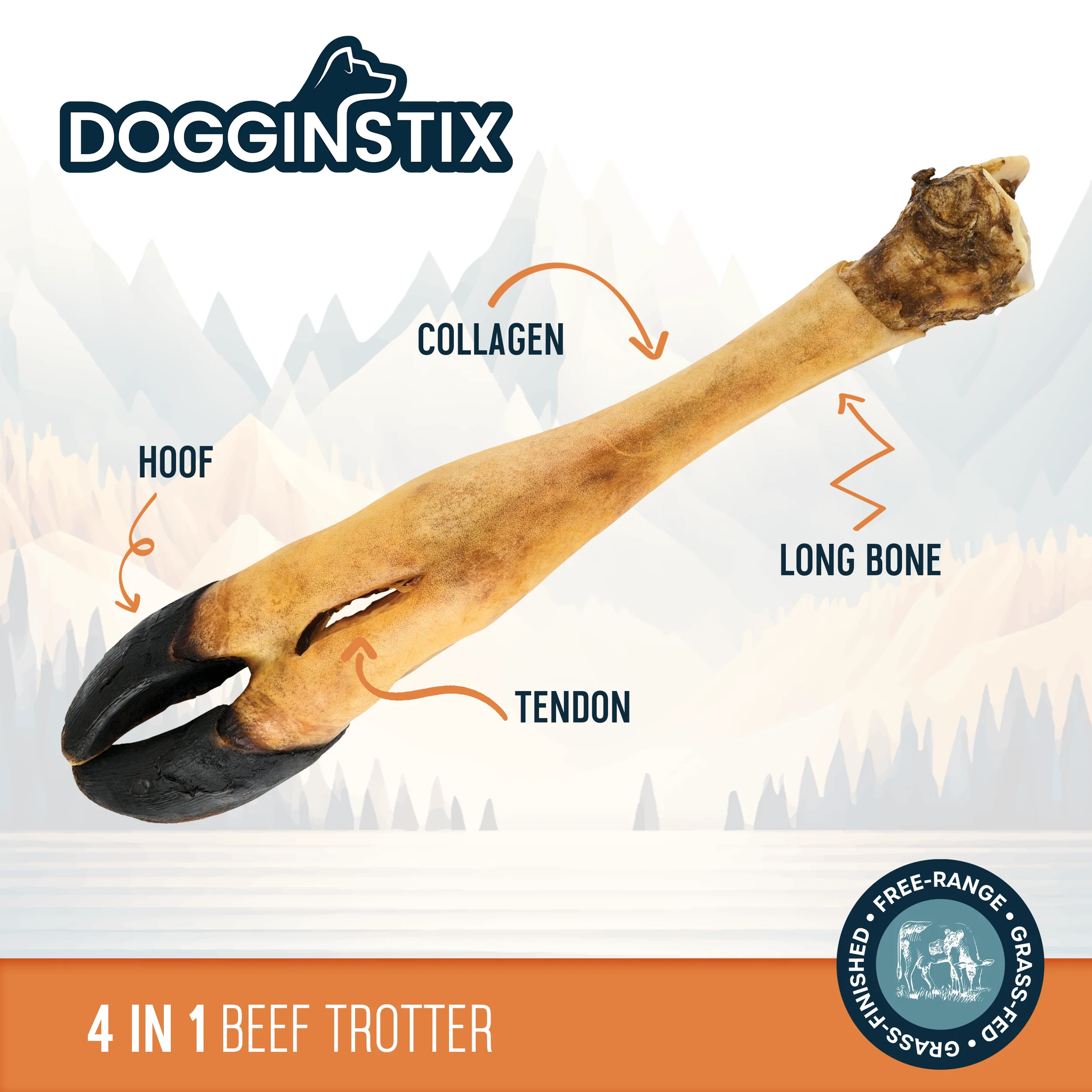 Dogginstix Beef Trotter