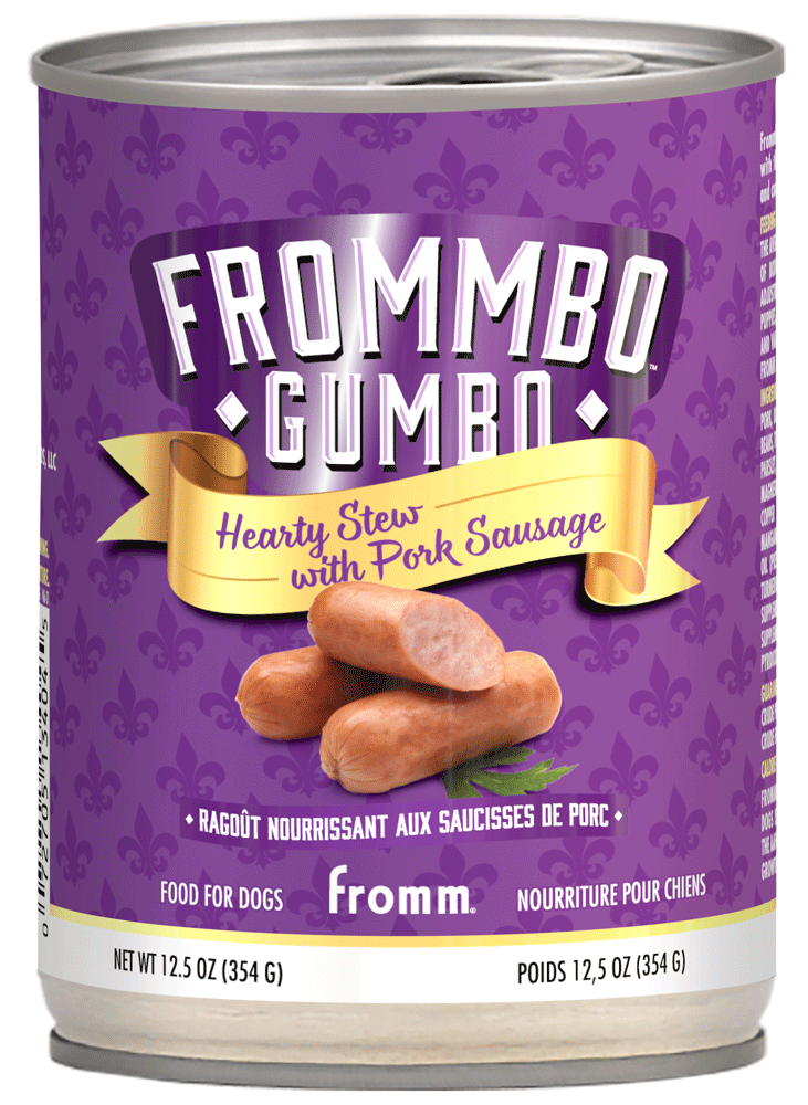 Fromm Canned Dog Food Gumbo Hearty Pork Sausage Stew 12.5oz