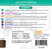 Nootie Progility Multivtamin with Taurine Supplement Soft Chew 90 Count