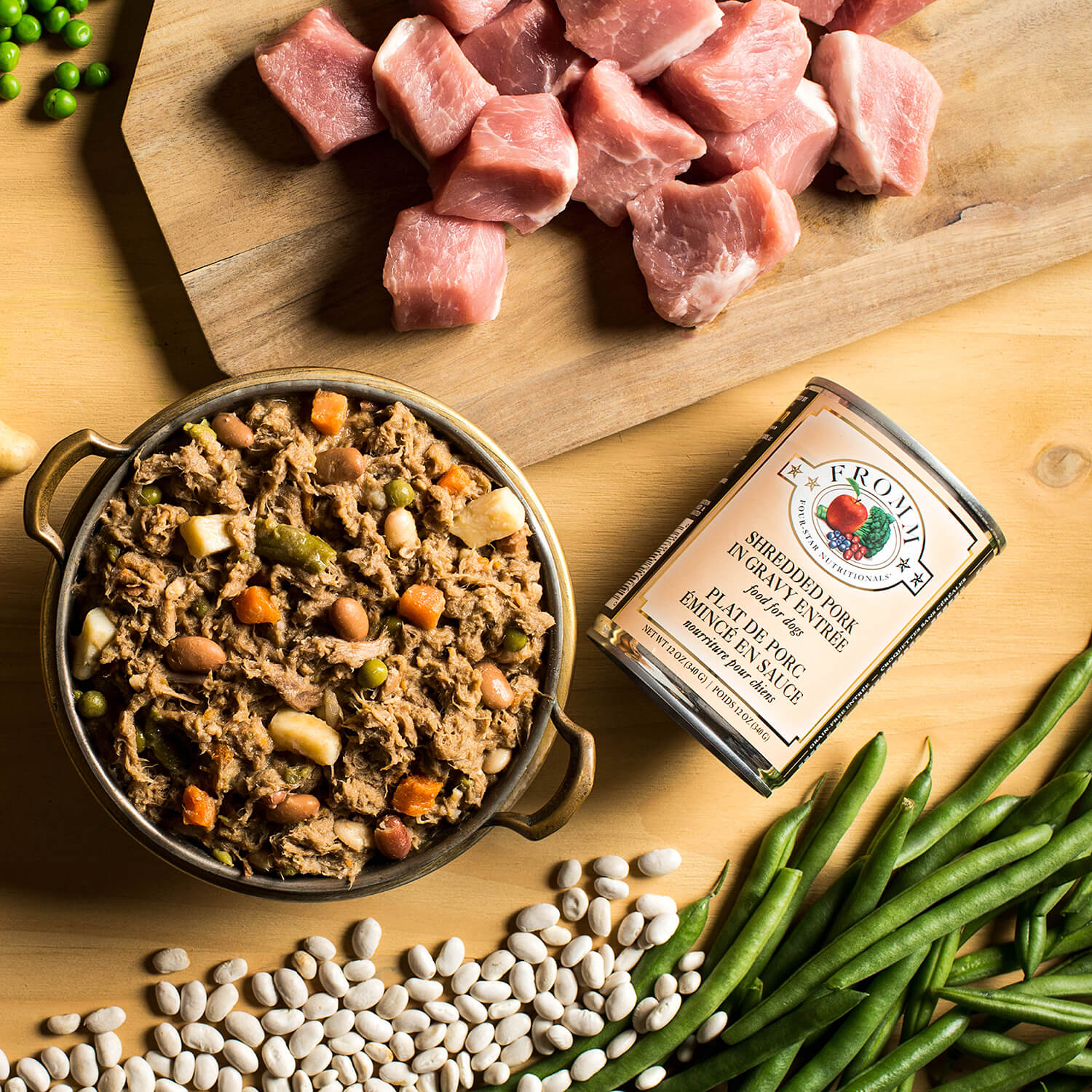 Fromm Canned Dog Food Shredded Pork 12oz