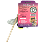 Meowijuana Get Buzzed Bee Wand Refillable Catnip Cat Toy