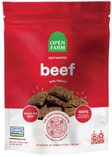 Open Farm Dehydrated Beef Recipe Treats 4.5oz