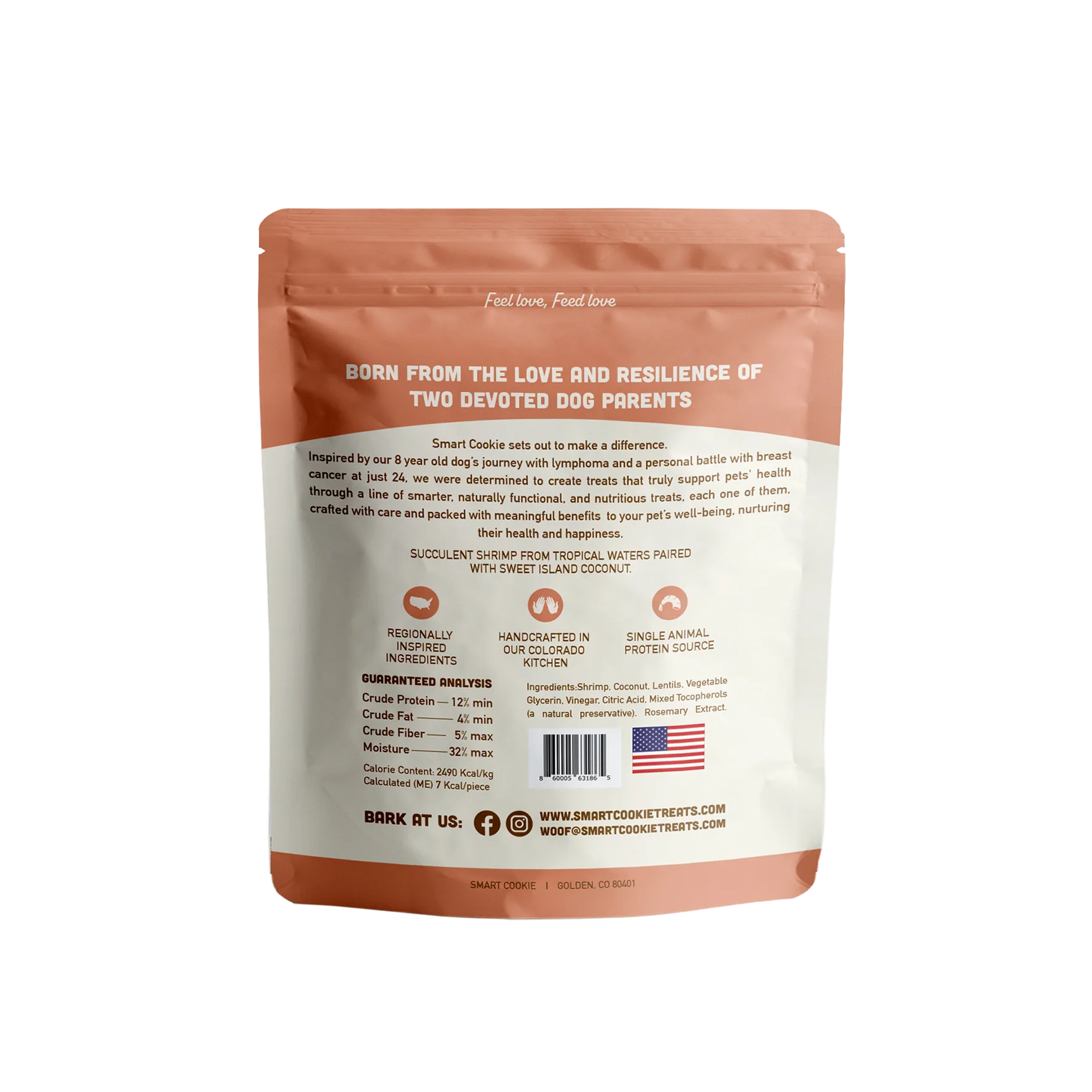 Smart Cookie Soft & Chewy Shrimp & Coconut 5oz