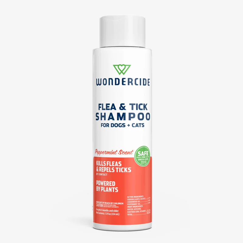 Wondercide Flea & Tick Shampoo Peppermint 12oz