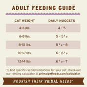 Primal Raw Cat Food Turkey Formula 3lb