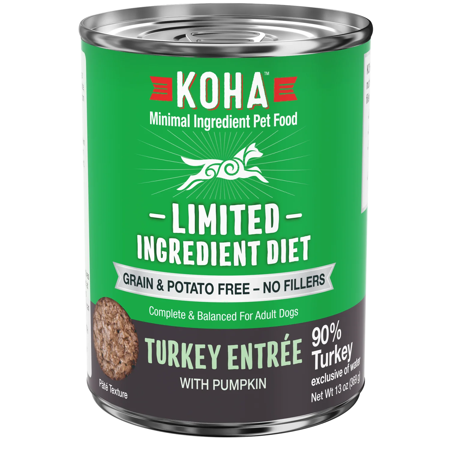 Koha Canned Dog Food Limited Ingredient Turkey 13oz