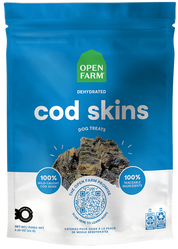 Open Farm Dehydrated Cod Skins Treats 2.25oz