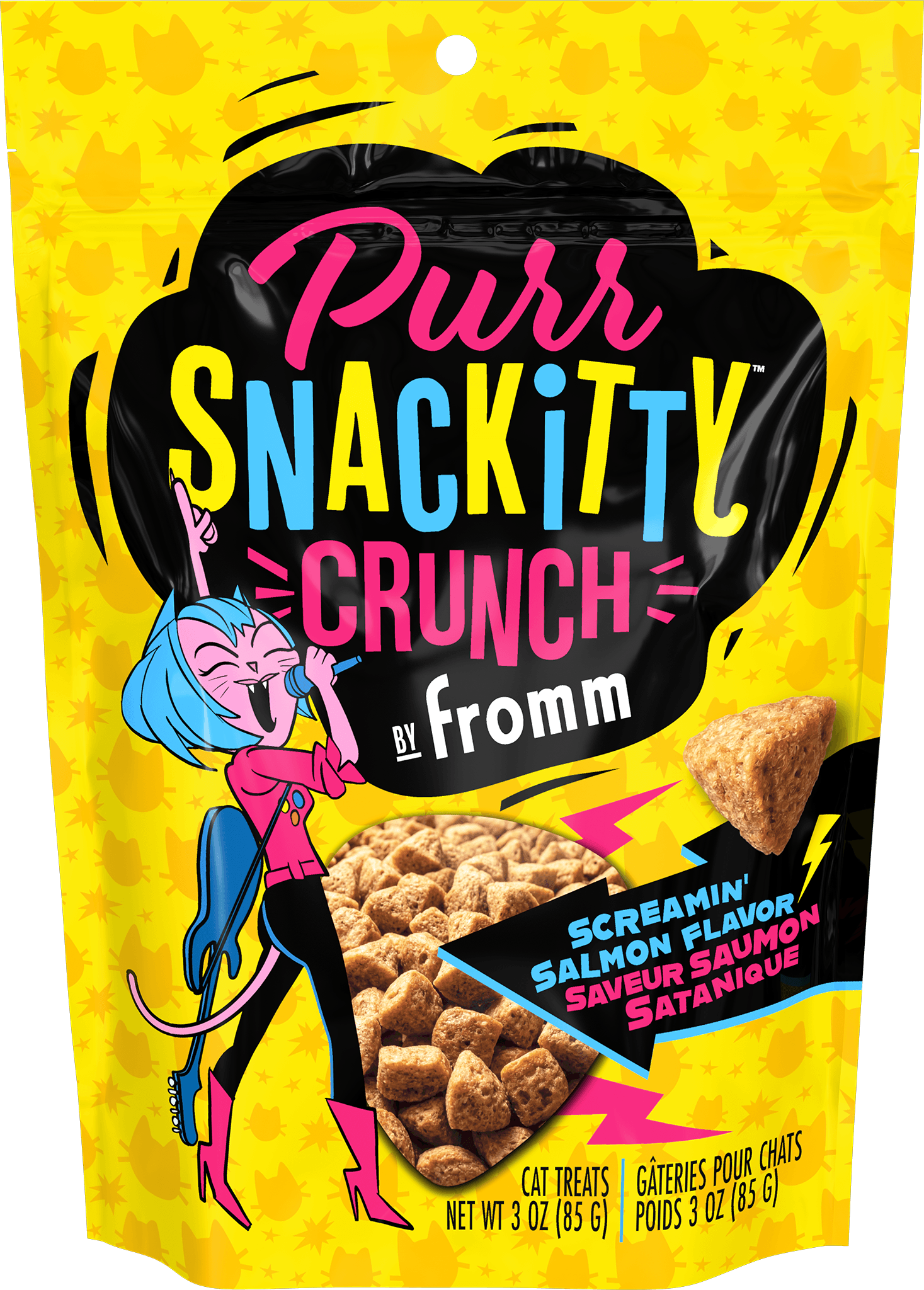 Fromm PurrSnackitty Crunch Screamin Salmon Cat Treats 3oz