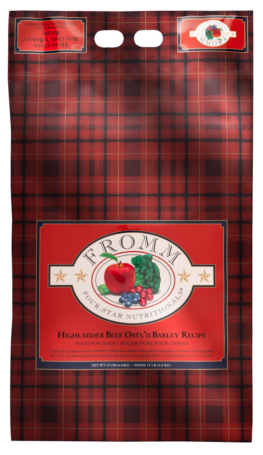 Fromm Dry Dog Food Highlander Beef Oats & Barley