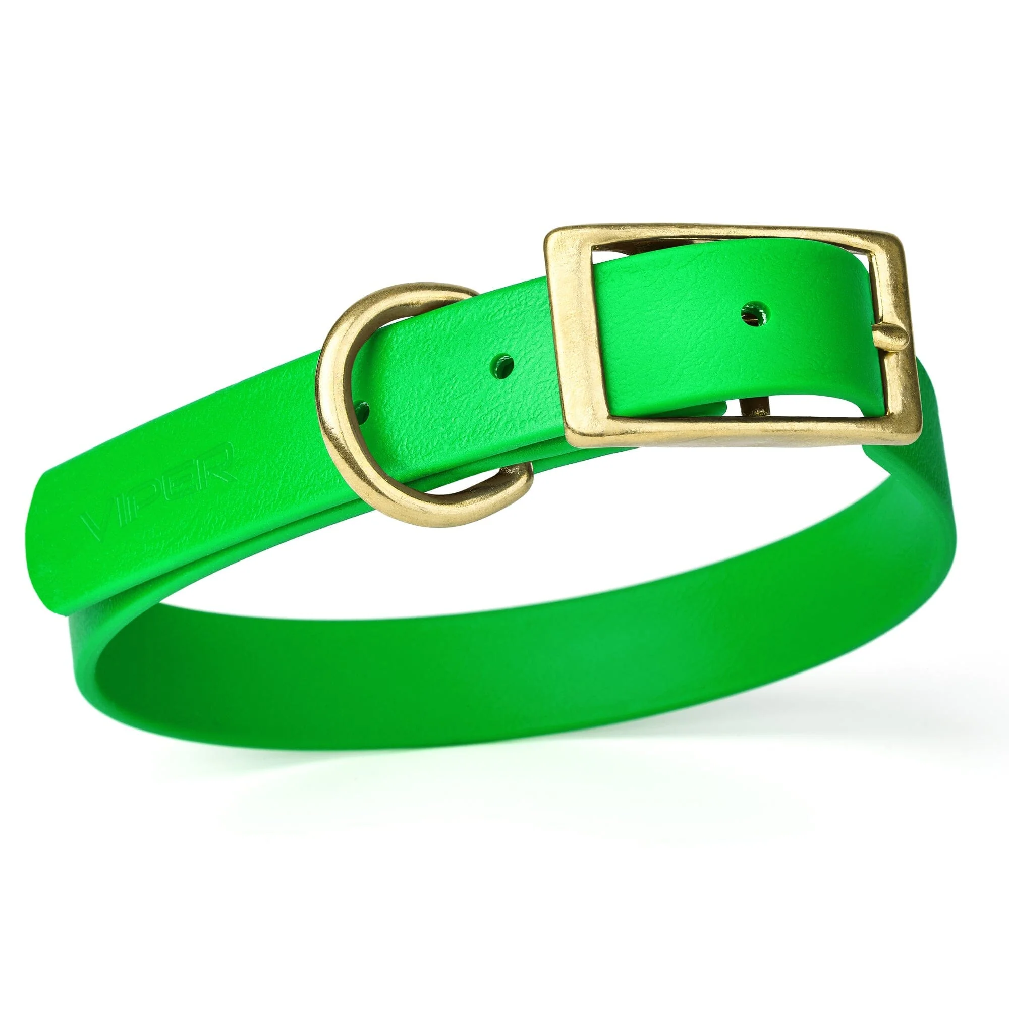 Biothane Waterproof Collar Green