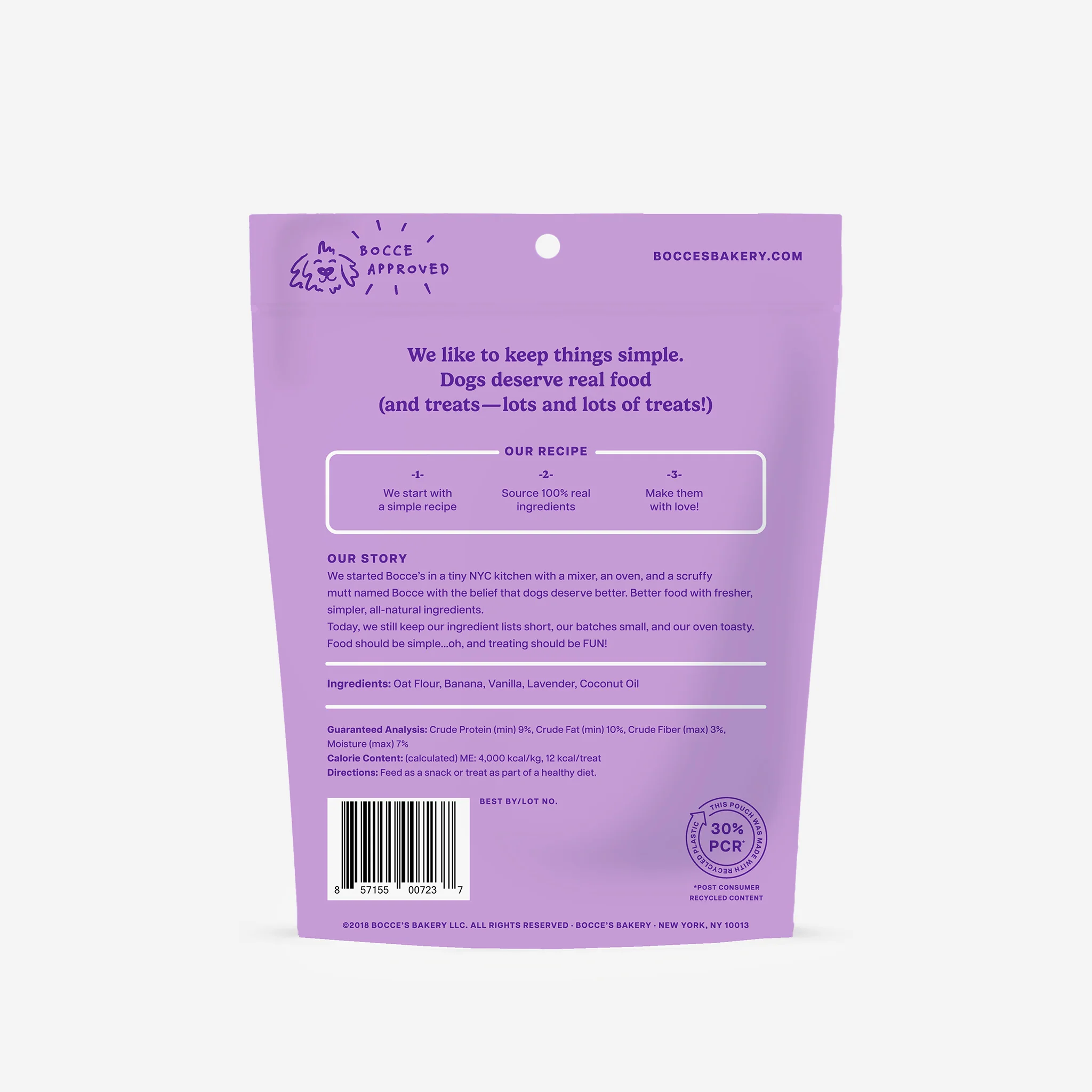 Bocce's Bakery Bedtime Tea Biscuits 5oz