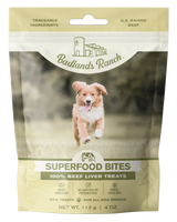 Badlands Ranch Superfood Bites Beef Liver 4oz