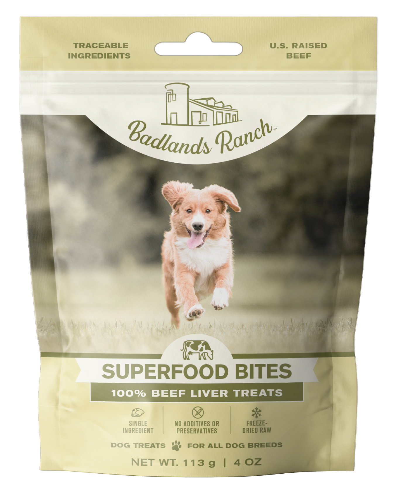 Badlands Ranch Superfood Bites Beef Liver 4oz