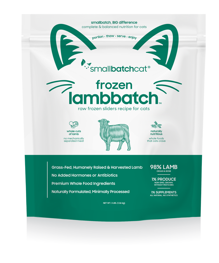 SmallBatch Cat Raw Lamb Sliders 3lb