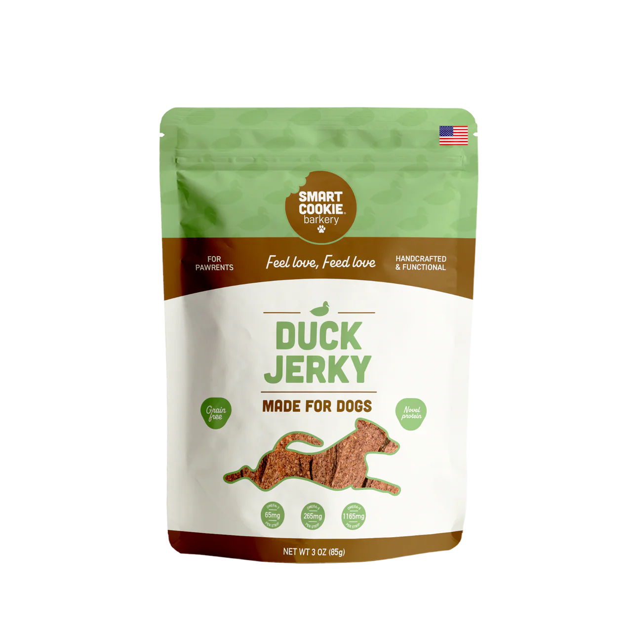 Smart Cookie Duck Jerky Strips 3oz