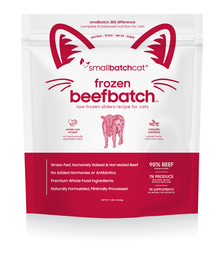 SmallBatch Cat Raw Beef Sliders 3lb