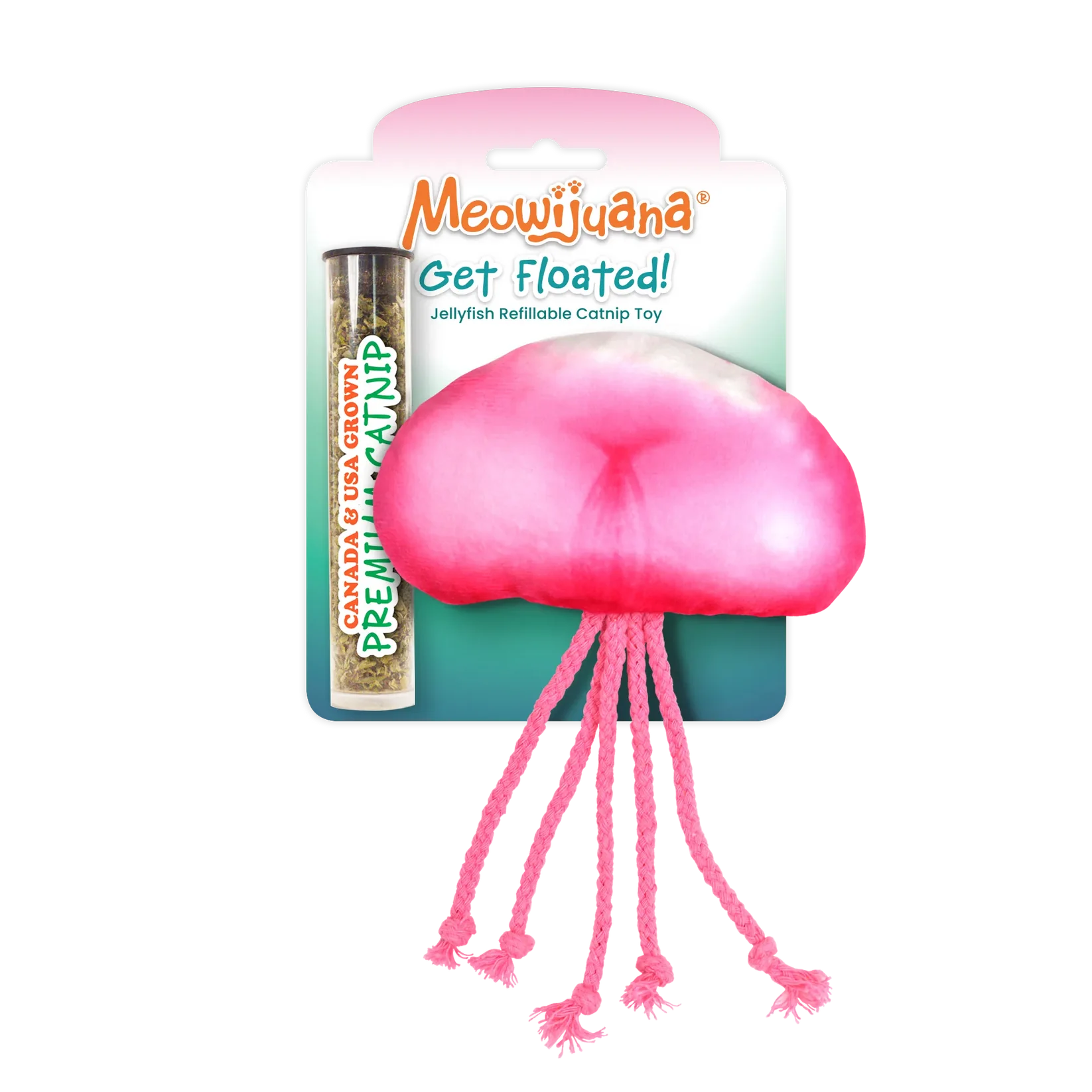 Meowijuana Get Floated Jellyfish Refillable Cat Toy