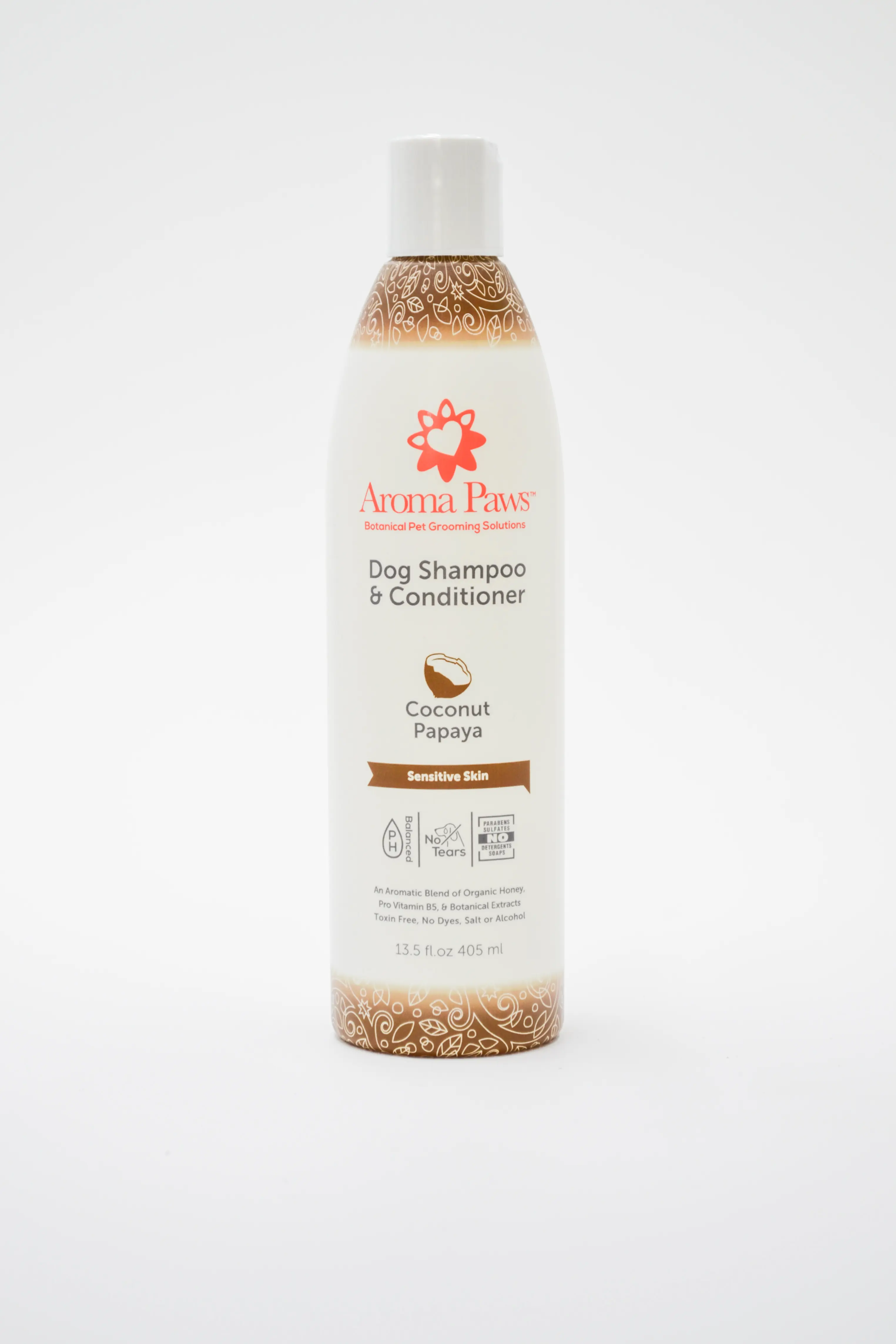 Aroma Paws Sensitive Skin Coconut & Papaya Dog Shampoo 13.5oz