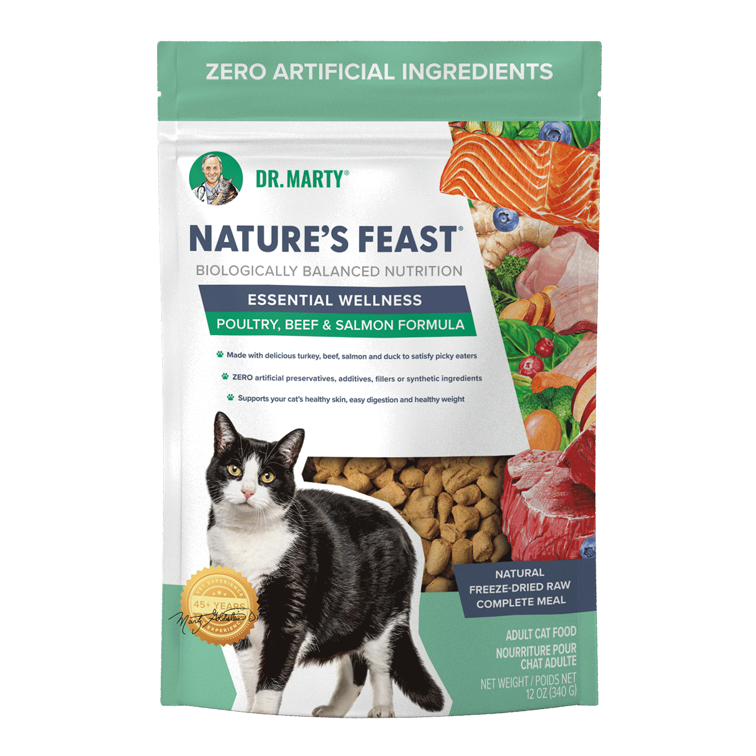 Dr Marty Cat Essential Wellness Beef & Salmon