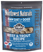 Northwest Naturals Freeze Dried Beef & Trout Recipe