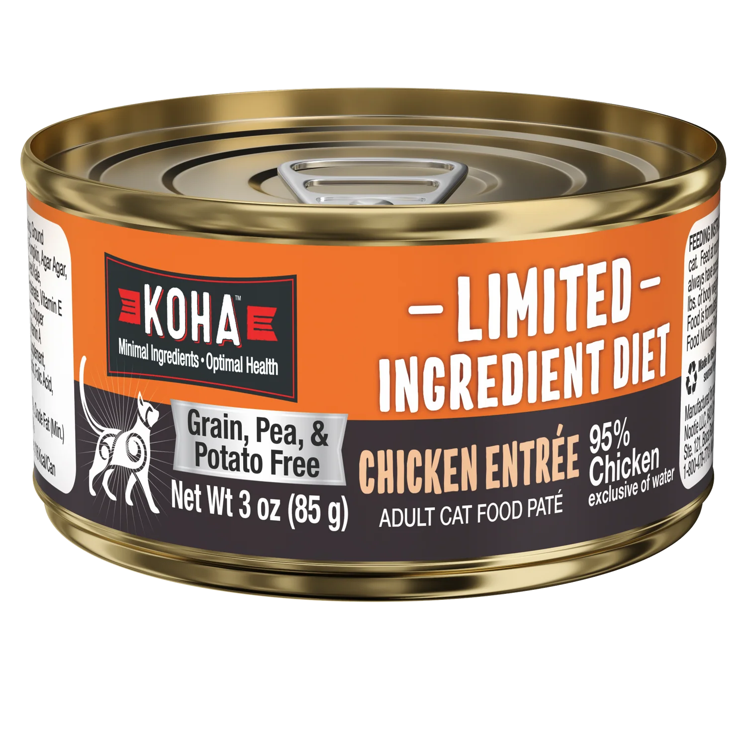 Koha Canned Cat Food Limited Ingredient Diet Chicken Pate