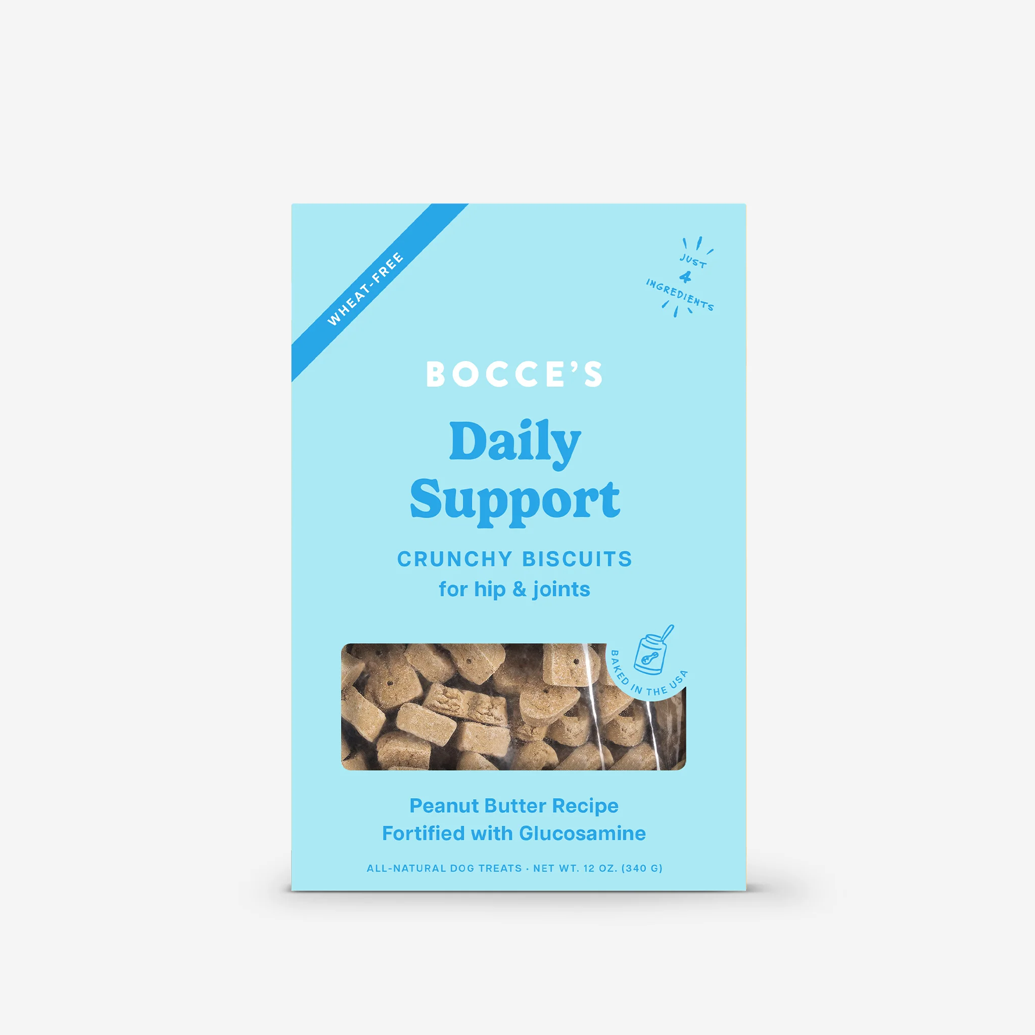 Bocce's Daily Support Hip Aid Biscuits 12oz