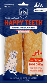 Himalayan Pet Happy Teeth Bacon Chews Large 2 Pack