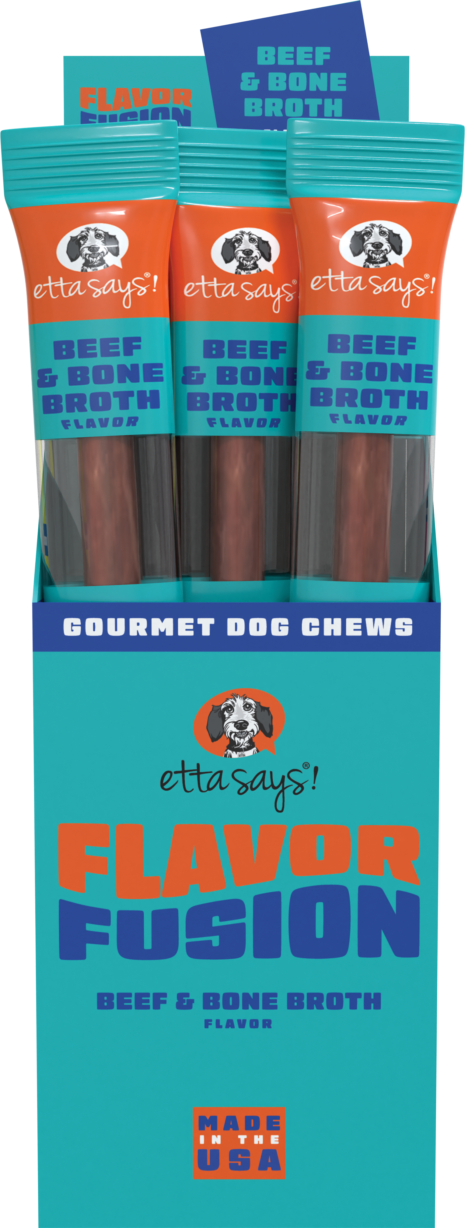 Etta Says Flavor Fusion Beef & Beef Bone Broth Chew