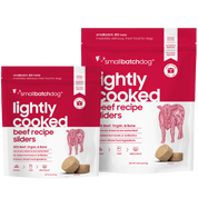 SmallBatch Frozen Lightly Cooked Dog Food Beef