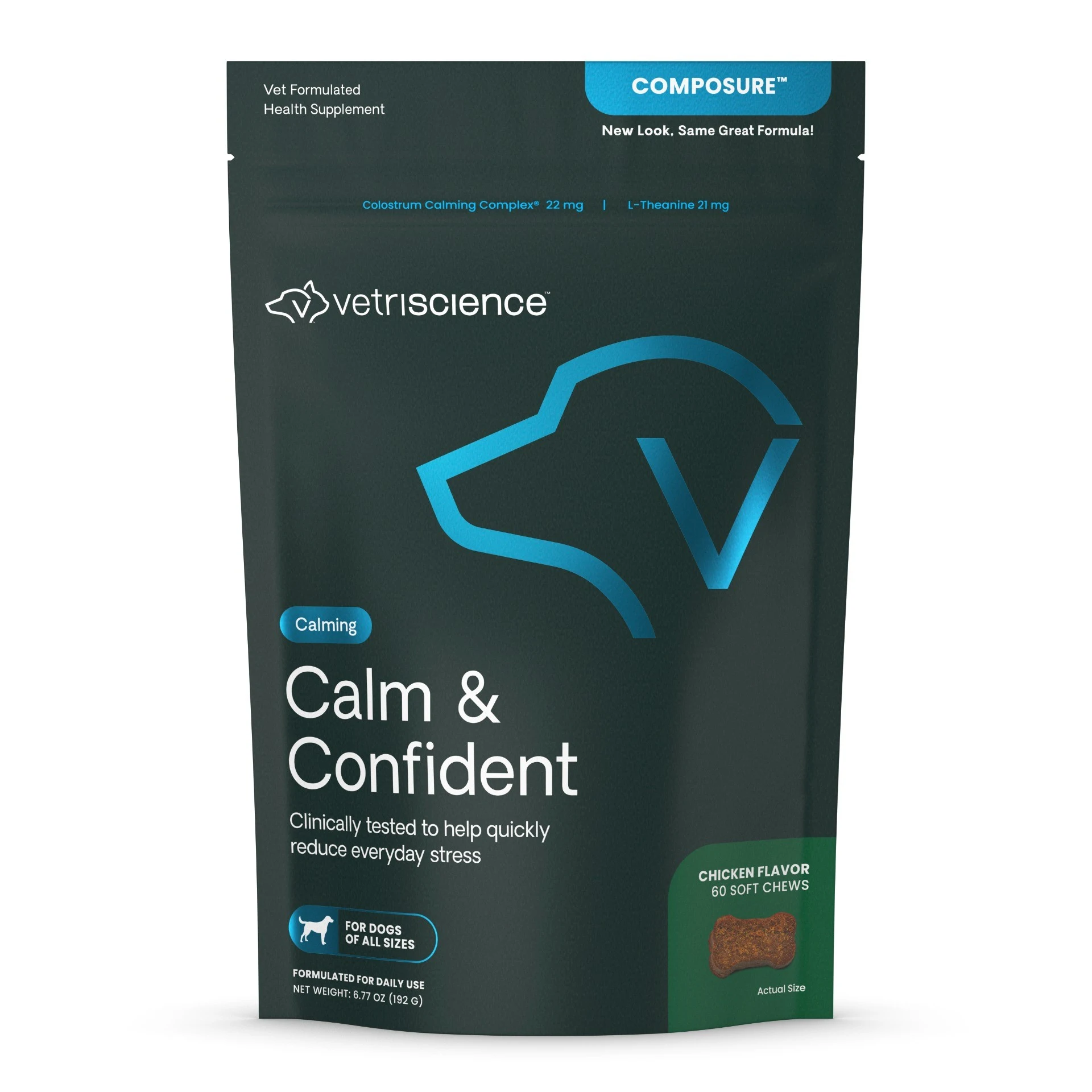 VetriSCIENCE Calm & Confident Chicken Soft Chews 45 Count