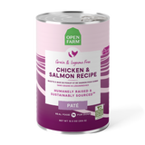 Open Farm Canned Chicken & Salmon Recipe Pate 12.5oz