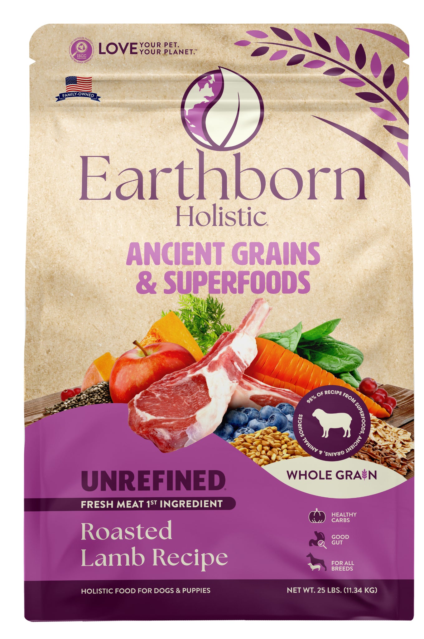 Earthborn Unrefined Roasted Lamb