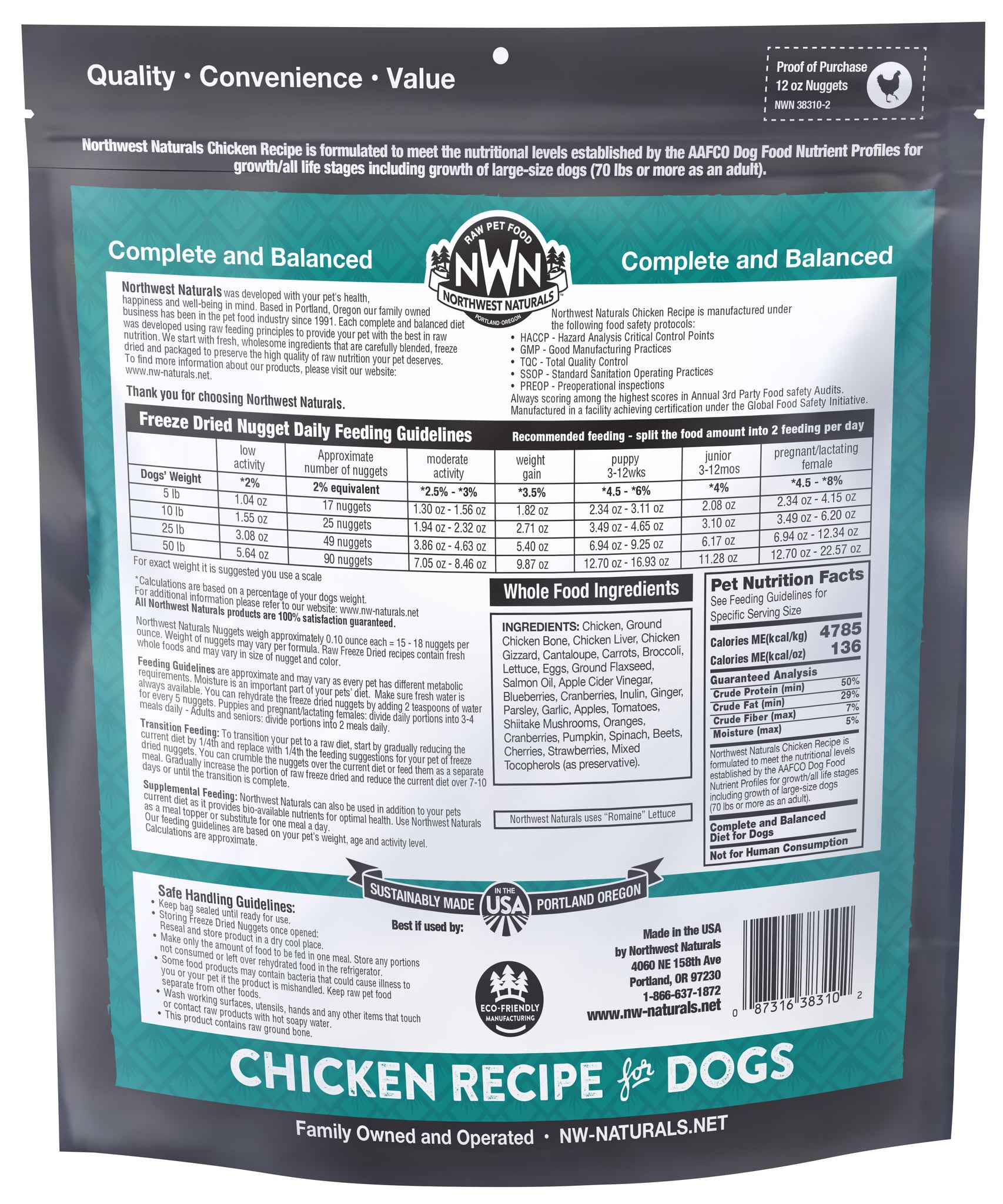 Northwest Naturals Freeze Dried Chicken Recipe