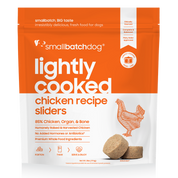 SmallBatch Frozen Lightly Cooked Dog Food Chicken
