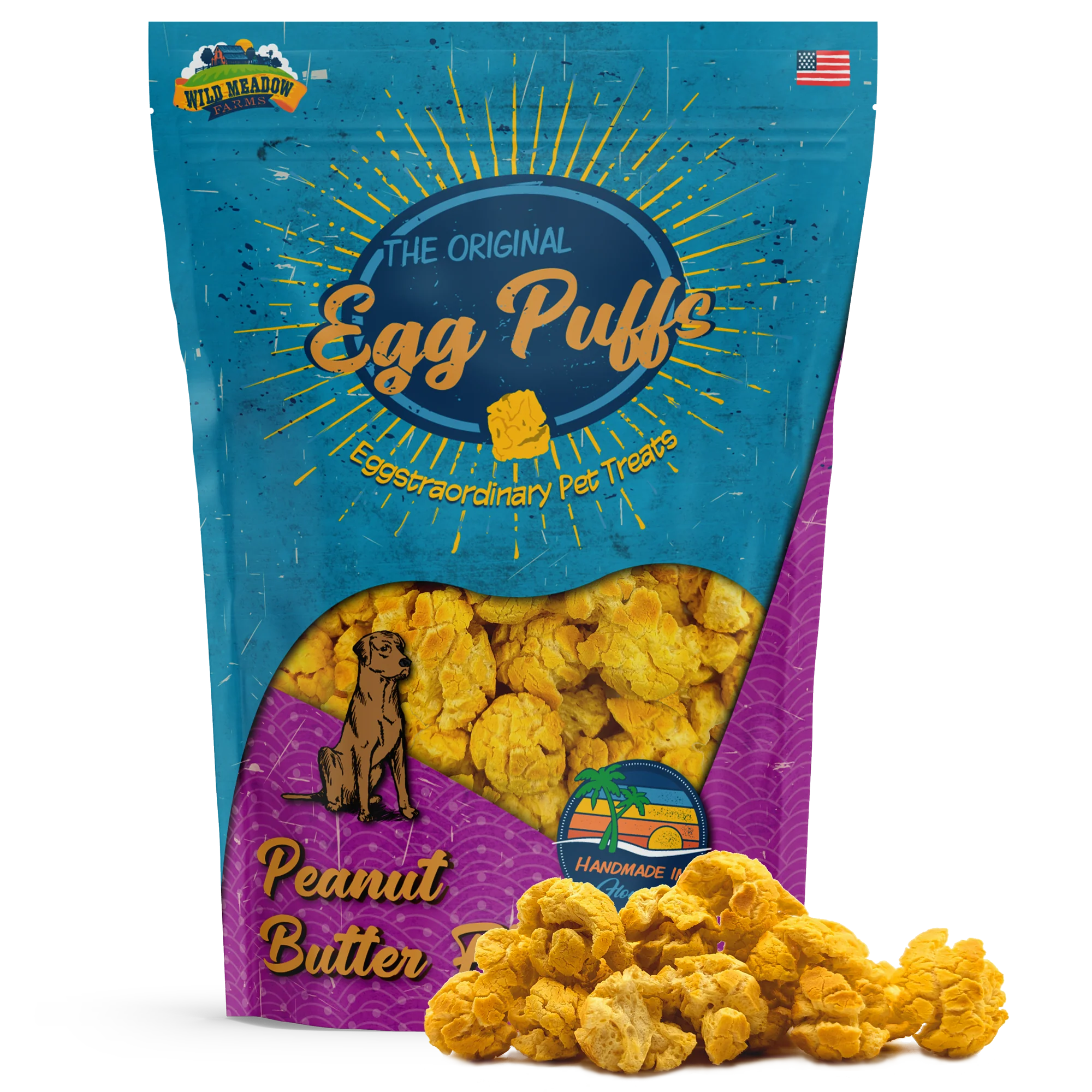 Wild Meadow Farms Egg Puffs Peanut Butter