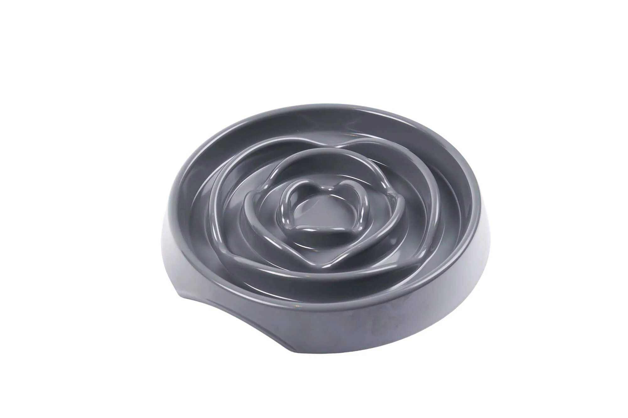Messy Mutts Interactive Slow Feeder Gray