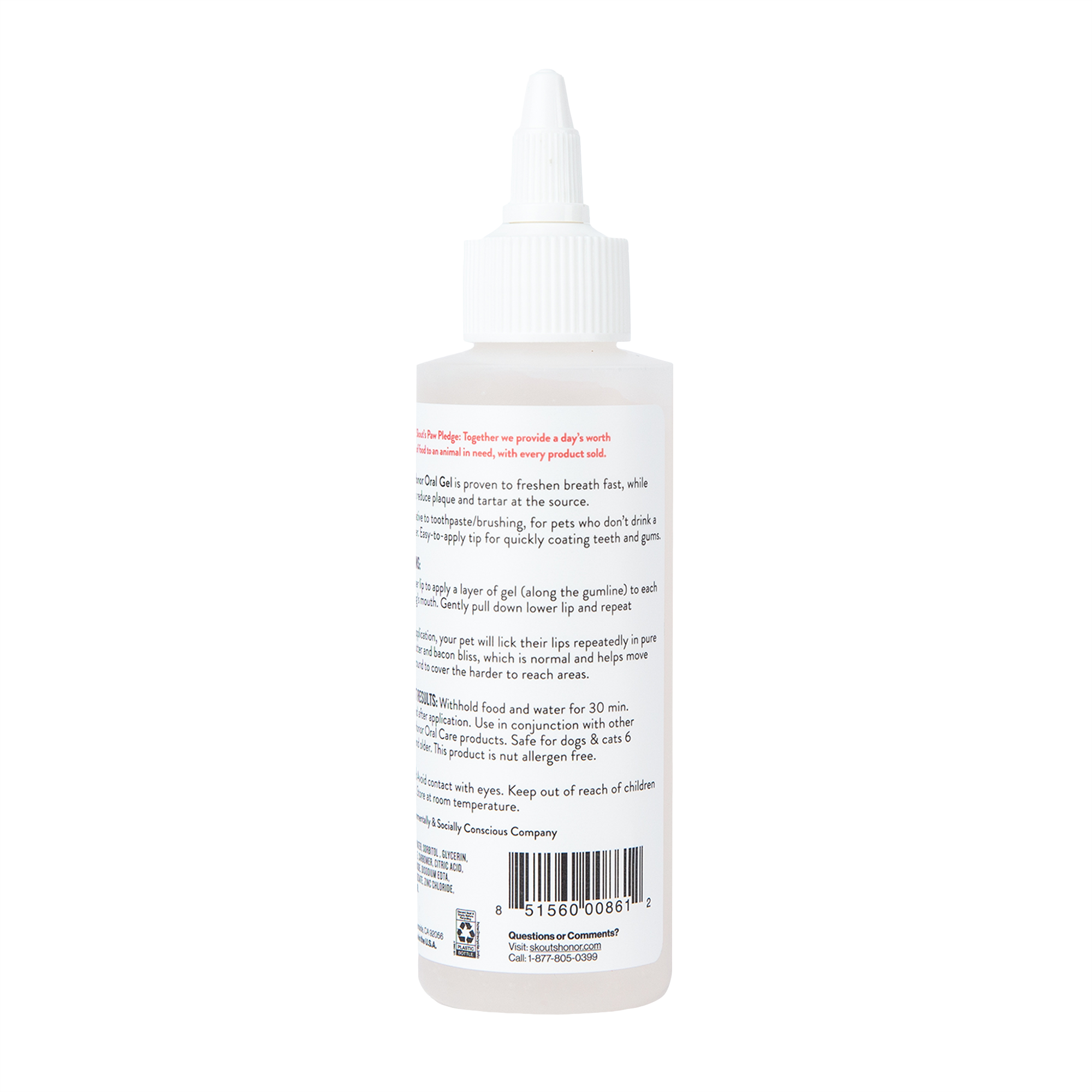 Skout's Honor Oral Gel Peanut Butter & Bacon 4oz
