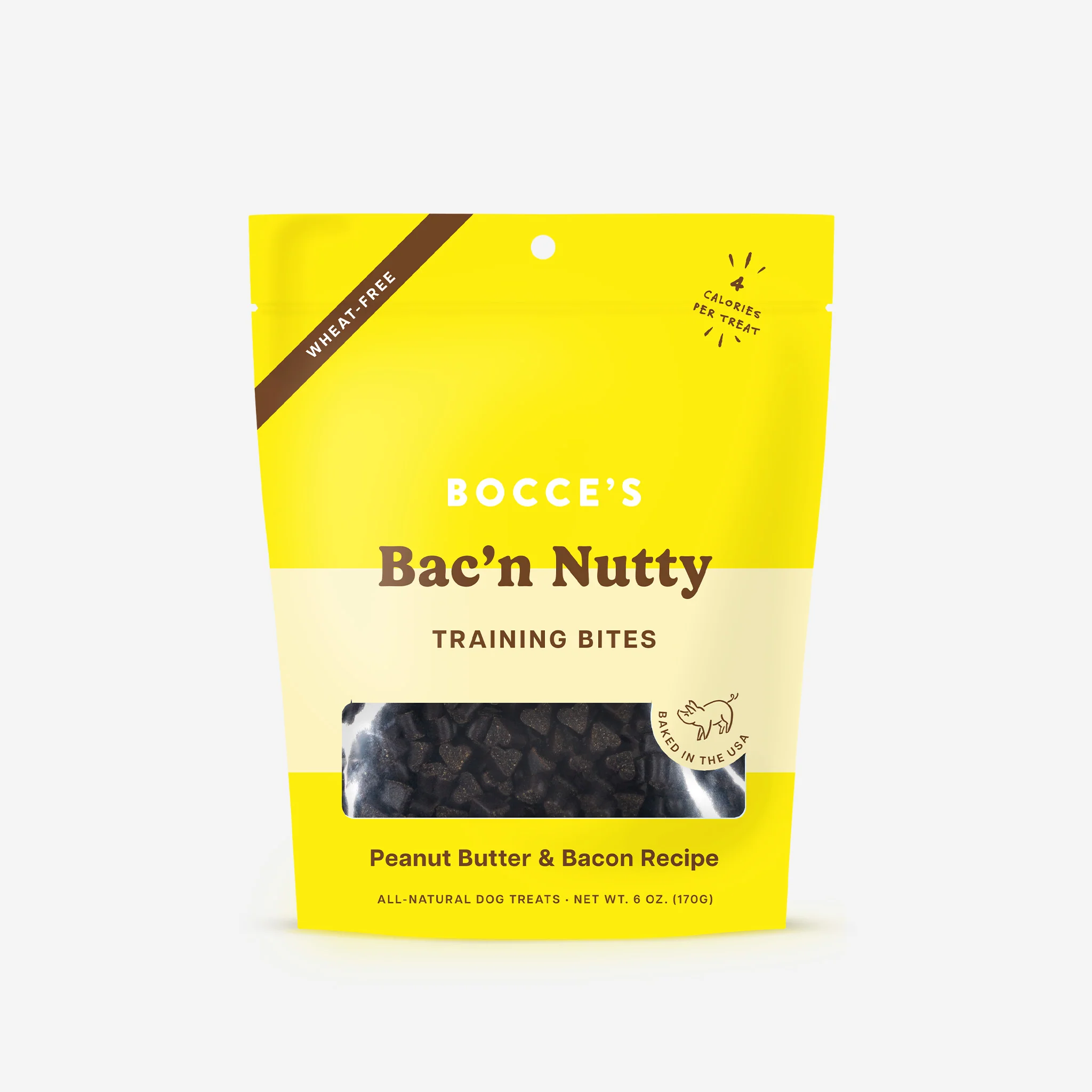 Bocce's Training Bites Bac’N Nutty Recipe 6oz