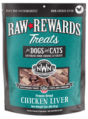 Northwest Naturals Freeze Dried Chicken Liver Treats 3oz