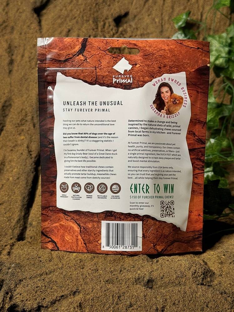 Furever Fierce Duck Feet 6 Count